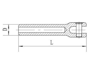 Cosse pour câble acier